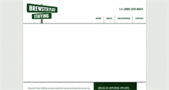 Desktop Screenshot of brewsterplacestaffing.com